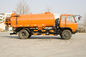 吸引266馬力は下水の6車輪の廃棄物処理のトラック オレンジ タンク ボディ3-30m ³をトラックで運びます