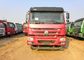 HOWOの371hp赤い色の国際的なダンプ トラックが付いている頑丈な6x4ダンプ トラック装置