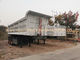 Sinotruk 3の車軸前部砂の輸送のための50トンの頑丈な半トレーラー