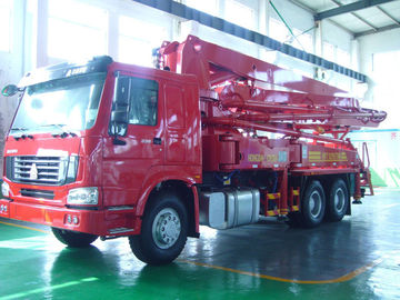125M3 / 大きい軸受け容量のおよび小さい振動が付いているH 21mの具体的なポンプ トラック