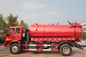 赤い色の4x2 Sinotruk Howo7の下水の吸引のトラック10M3タンク容量
