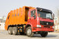 6X4安全16m3大きい積載量の鋼鉄廃物のコンパクターのトラック
