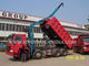 HOWO 12の荷車引きのダンプ トラック企業のための取付けられた油圧クレーン高さ14.5m