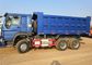 Sinotruk 6x4 371の馬力の重いダンプ トラック長い生命25トンの青い色の