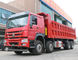 赤い色の昇進のための標準的なHowo 371hp 8x4の頑丈なダンプ トラック