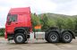 赤い半Sinotruk Howo 6x4の索引車のトラック10の荷車引きのトラクターのトラック